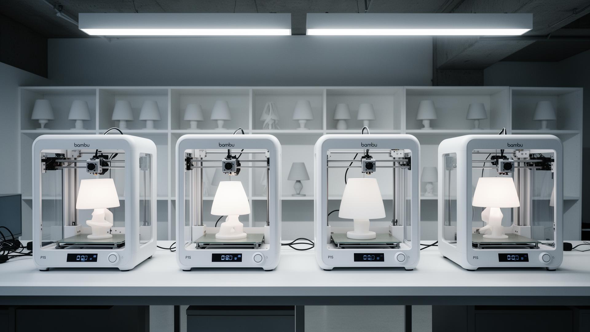 Voxov studio fleet, printers running in parallel